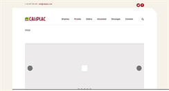 Desktop Screenshot of caliplac.es