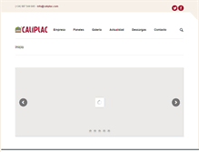 Tablet Screenshot of caliplac.es